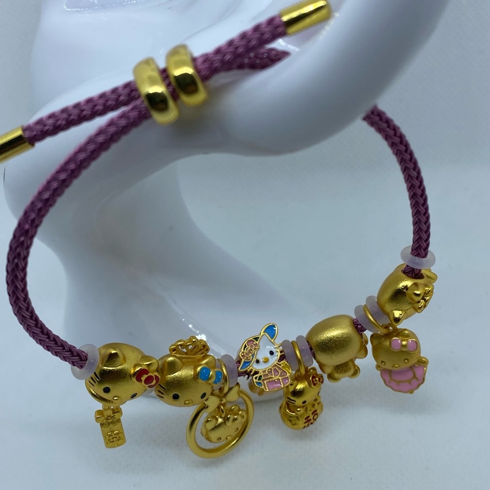 Character Charm Bracelet Adjustable - image 1